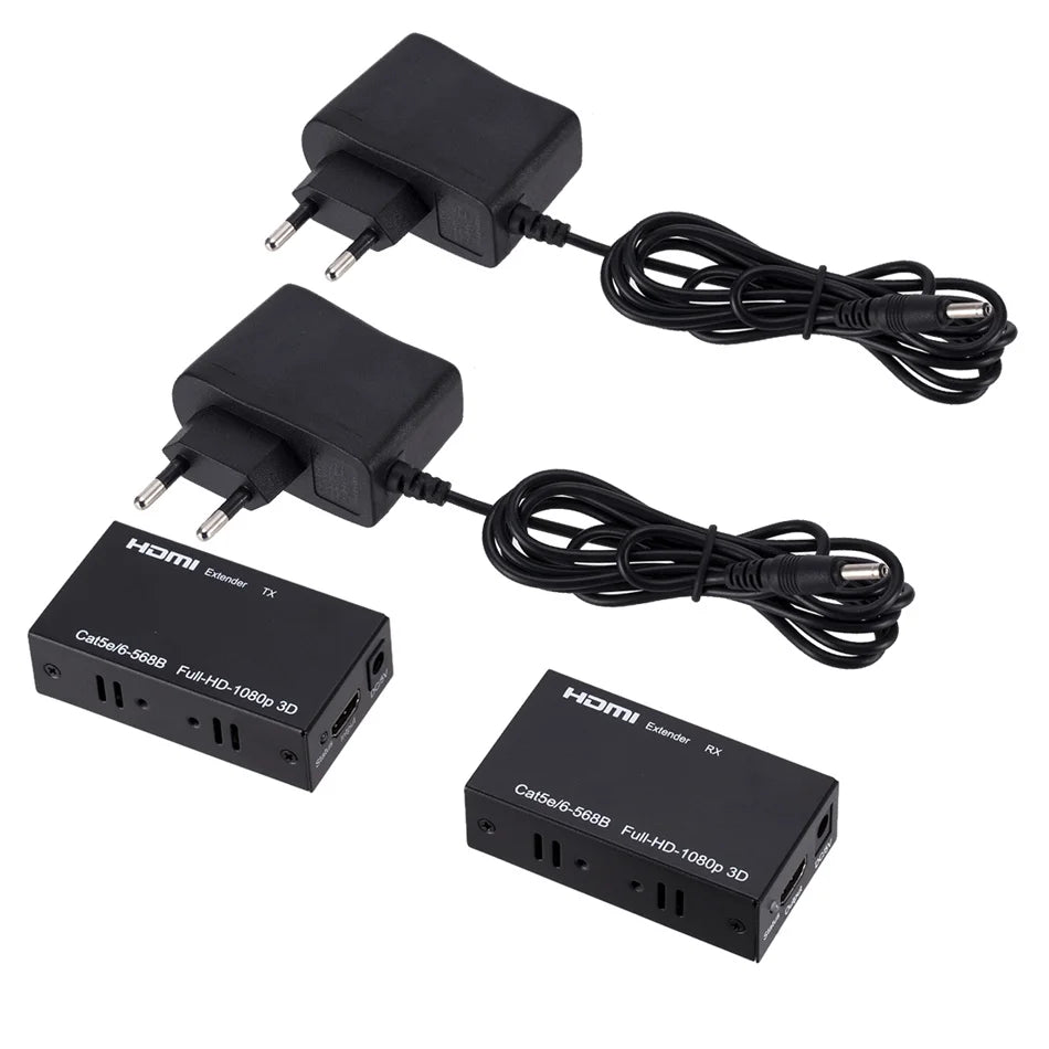 4K HDMI Extender – 60M Range Over Cat5/Cat6 for PS4, Apple TV, & More