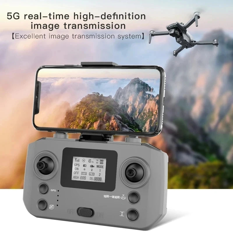 L600 PRO MAX Drone: 4K Dual Camera, 3-Axis PTZ, 360° Laser Obstacle Avoidance, GPS, 5G Quadcopter
